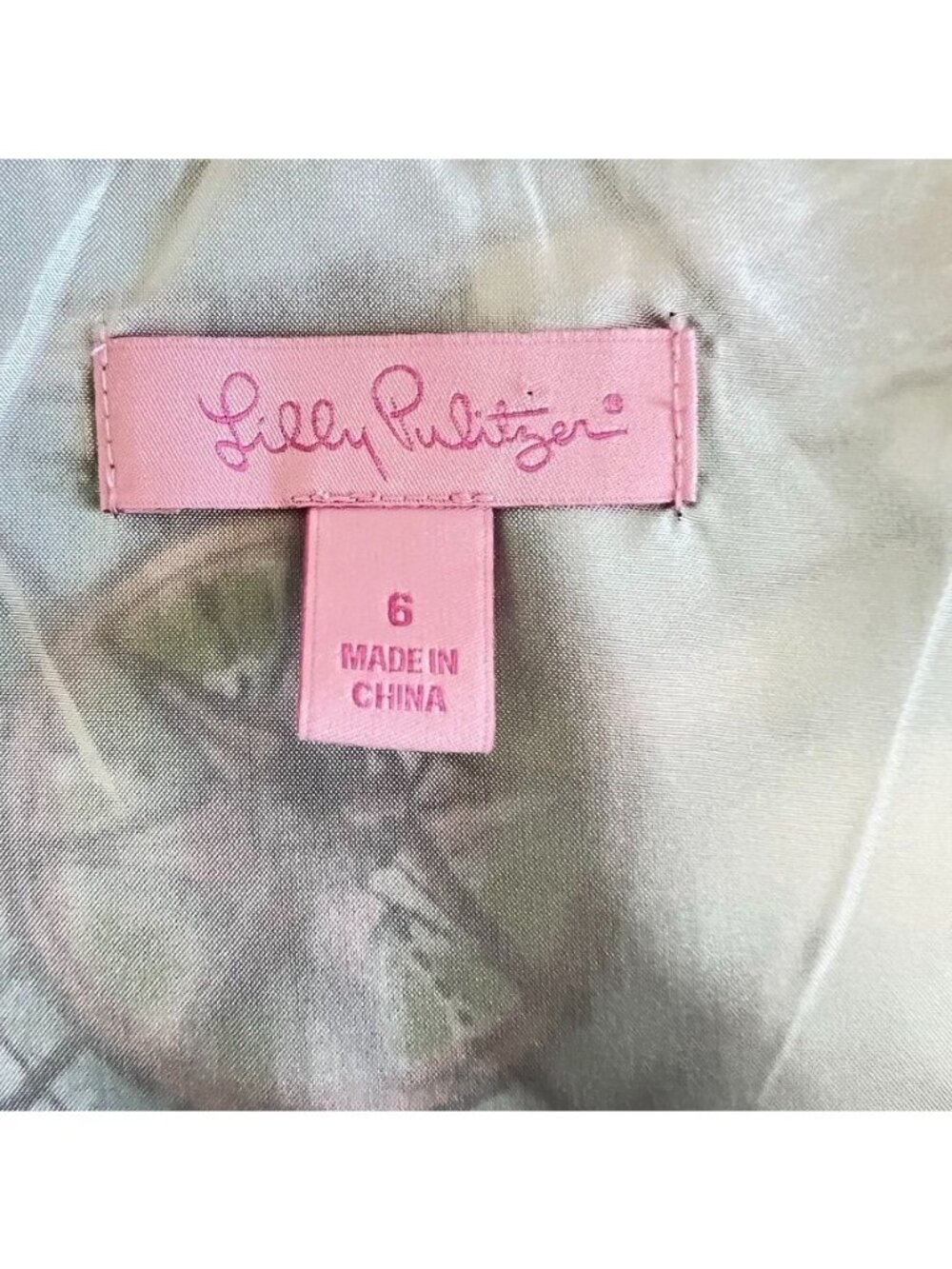 Lilly Pulitzer Sz 6 Connie Dress X Marks The Spot Silk Resort Preppy Lightweight - Picture 8 of 14